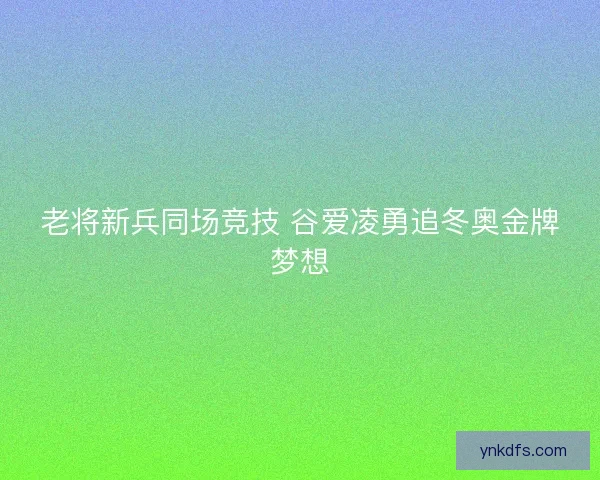 老将新兵同场竞技 谷爱凌勇追冬奥金牌梦想 老将新兵同场竞技 谷爱凌勇追冬奥金牌梦想